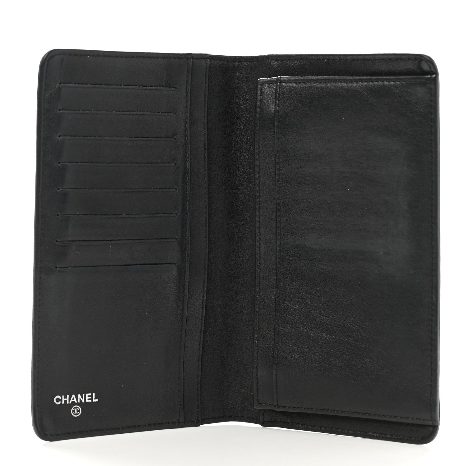 Chanel Caviar Timeless CC Yen Wallet Black 5 of 8