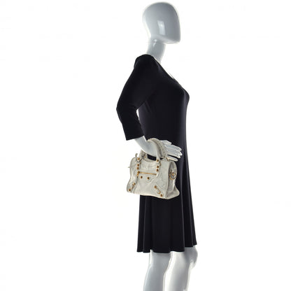 Balenciaga Agneau Giant 12 Gold Hardware Mini City Ivory 2 of 27
