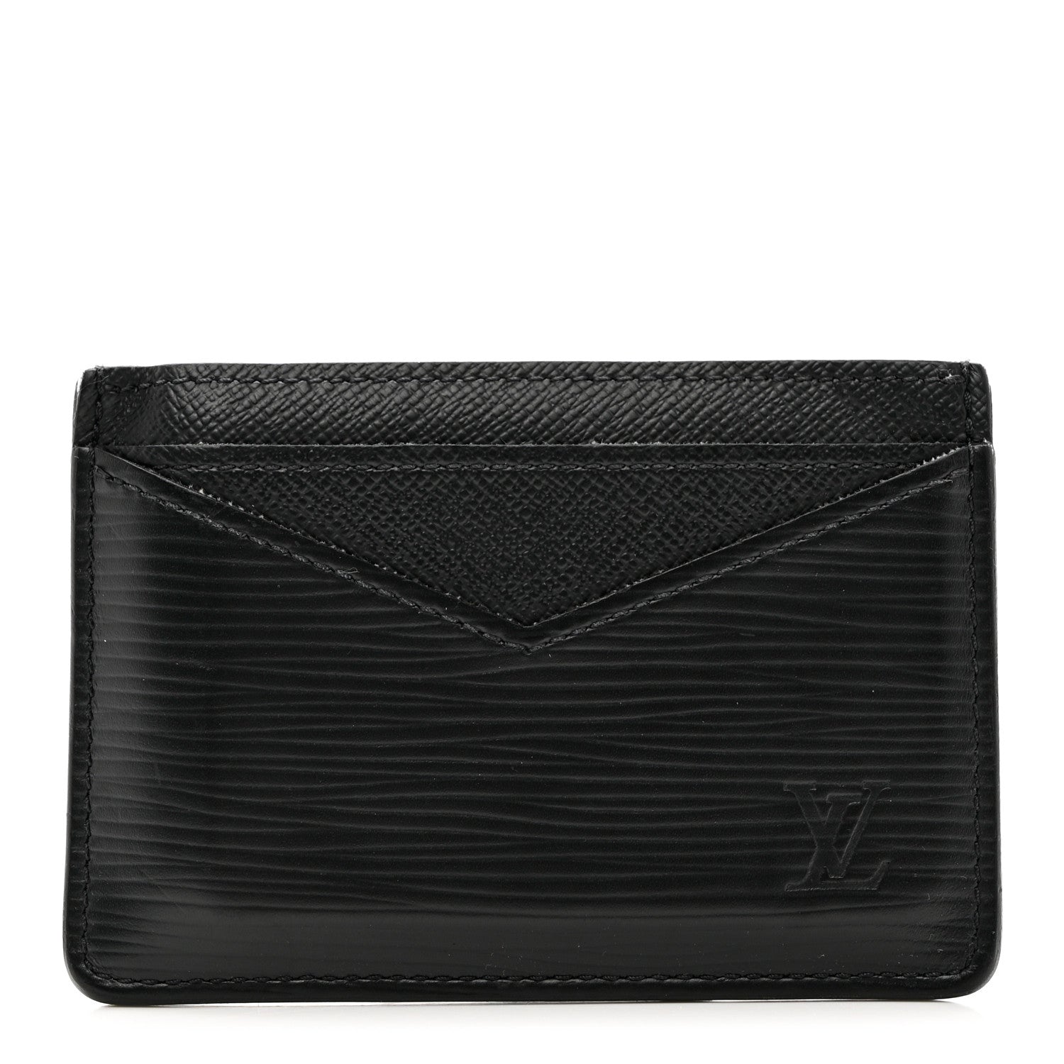 Louis Vuitton Epi Neo Porte-Cartes Card Holder Black 1 of 7