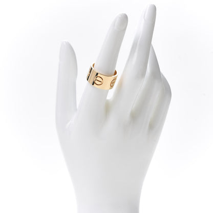Cartier 18K Yellow Gold 11mm LOVE Ring 56 7.5 2 of 5