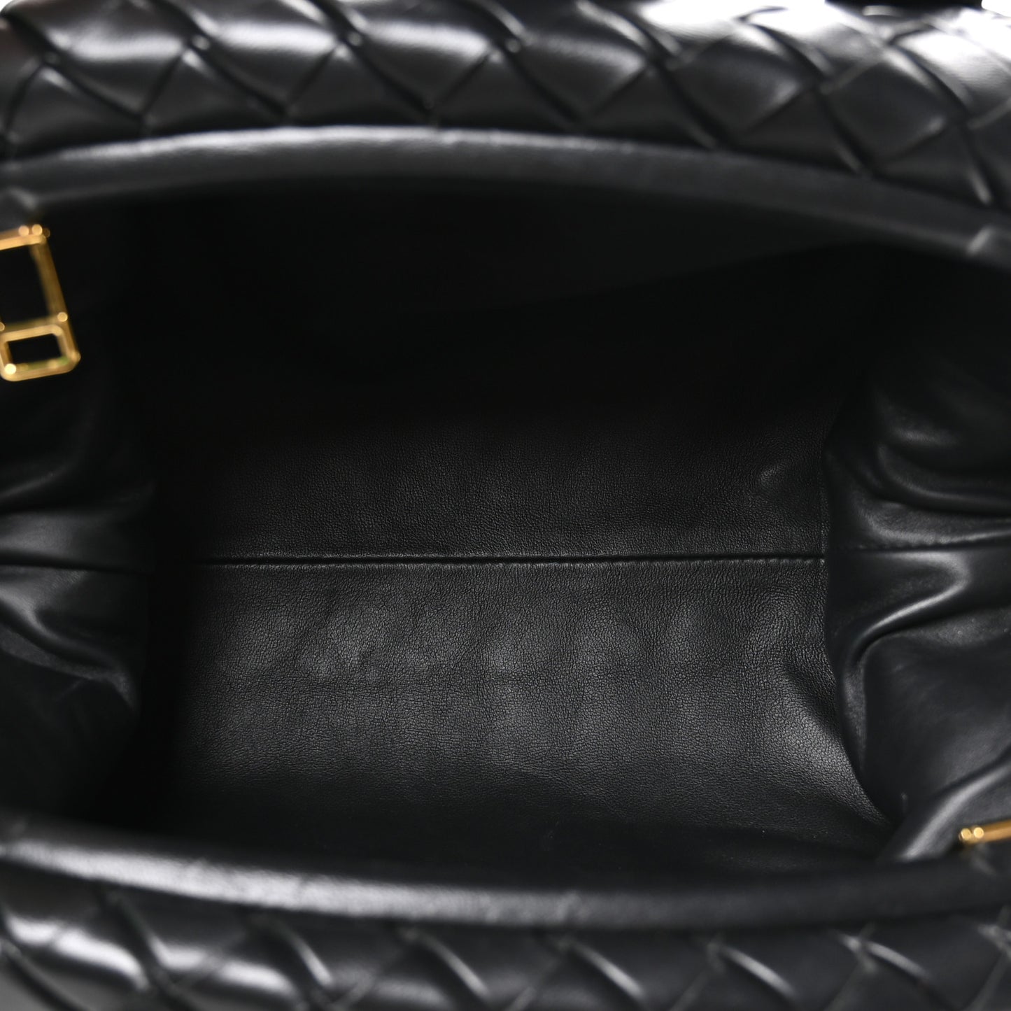Nappa Intrecciato Teen The Lauren 1980 Bauletto Black