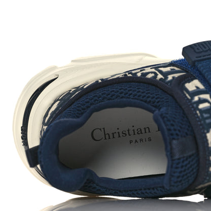 Christian Dior Technical Fabric Oblique Womens D-Wander Sneakers 36.5 Deep Blue 7 of 8