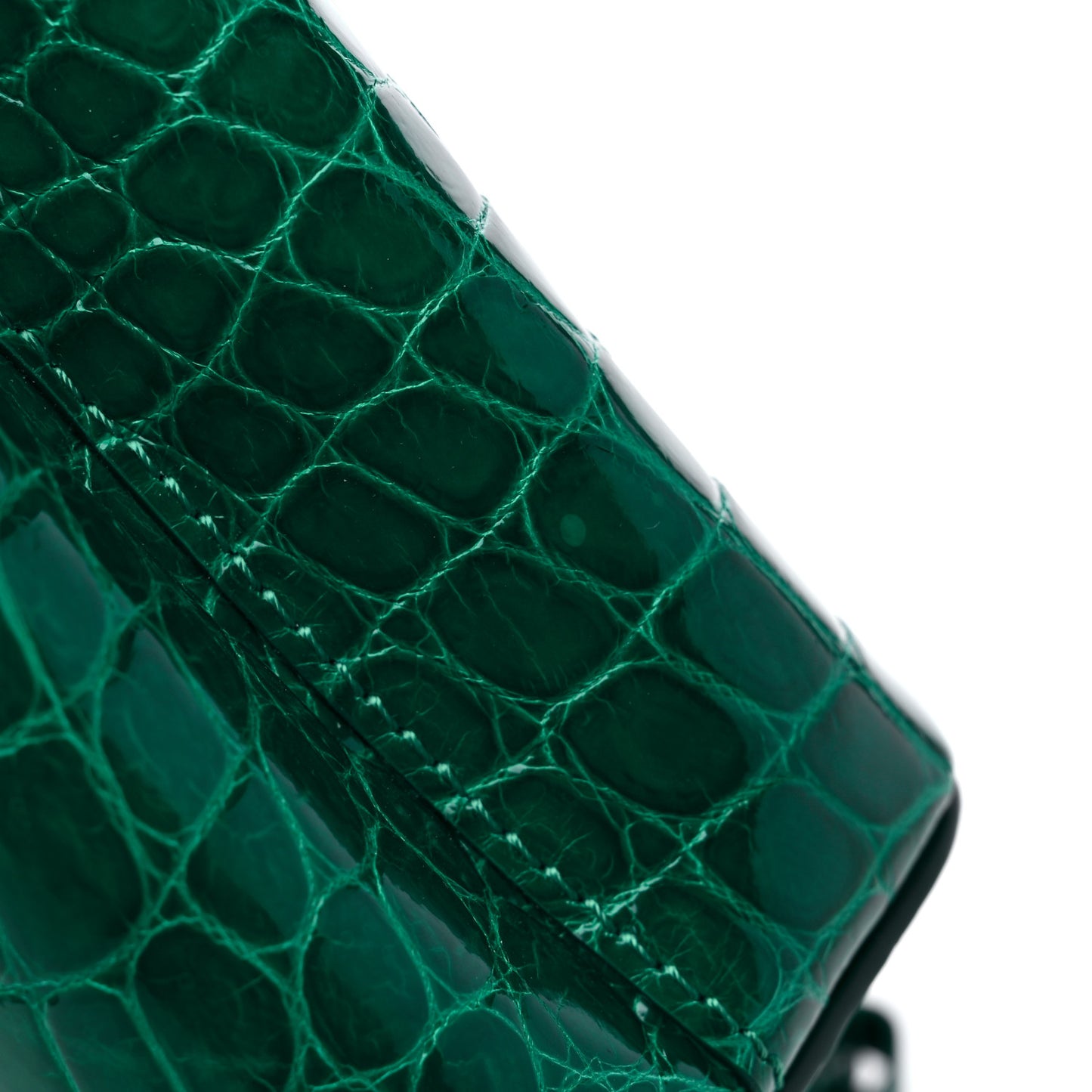 Crocodile Mini Capucines Emeraude