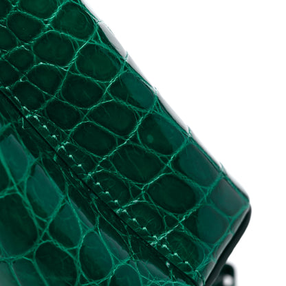 Louis Vuitton Crocodile Mini Capucines Emeraude 9 of 10