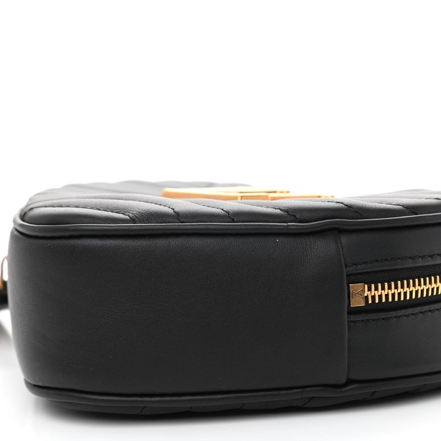 Calfskin New Wave Heart Bag Black