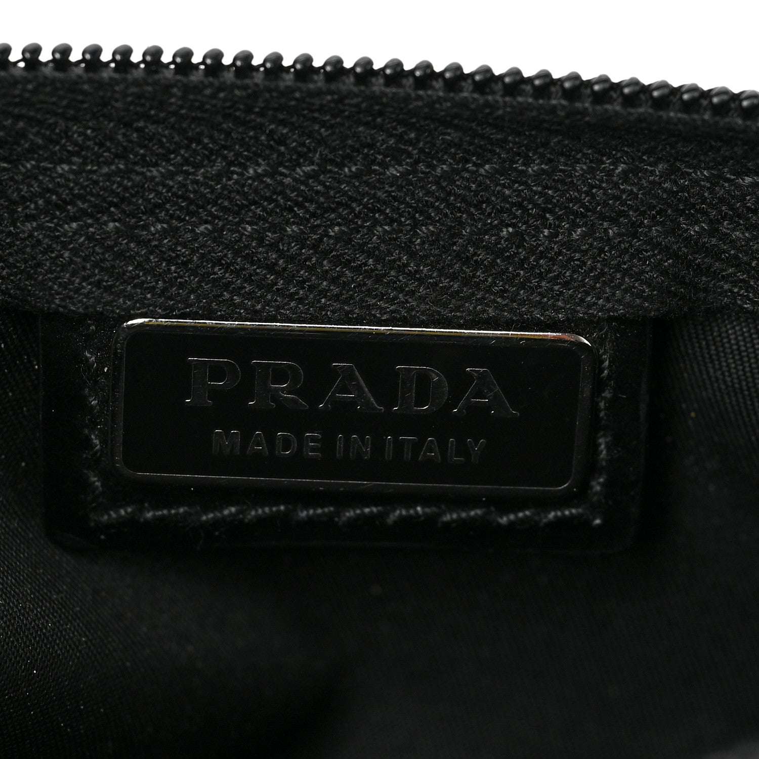 Prada Nylon Tessuto Cosmetic Pouch Black 6 of 6