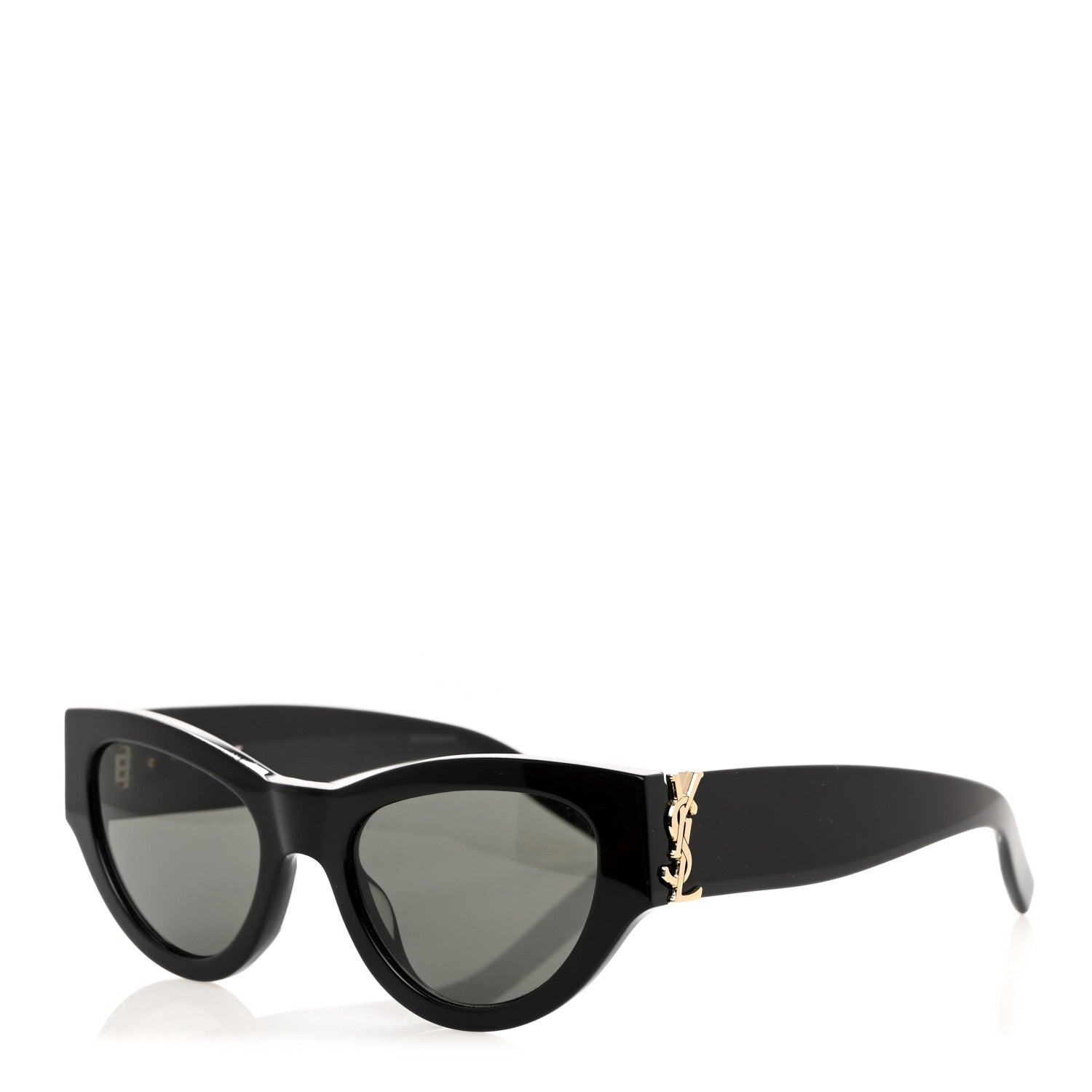 Saint Laurent SAINT LAURENT Acetate Sunglasses SL M94 Black 1 of 8