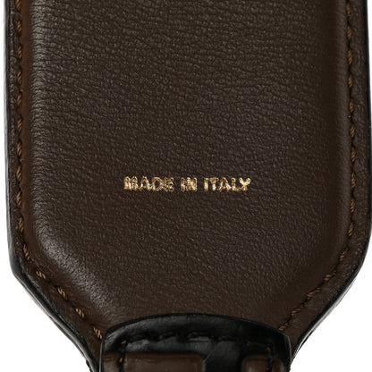 Fendi Calfskin FF 1974 Embossed Mini Strap You Maya Black 4 of 5