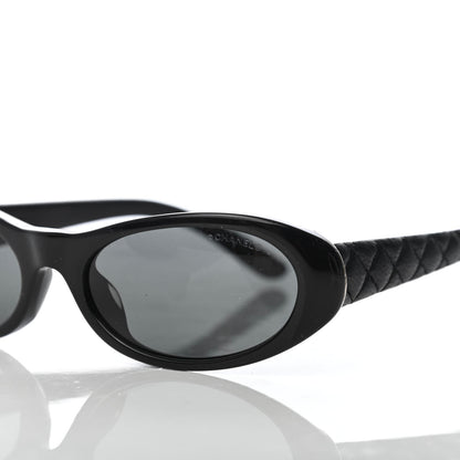 Chanel Lambskin Quilted CC Sunglasses 5129-Q Black 8 of 9