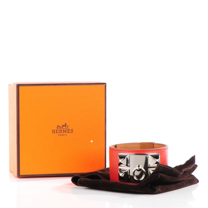 Hermes Box Collier de Chien CDC Bracelet L Sanguine 5 of 8