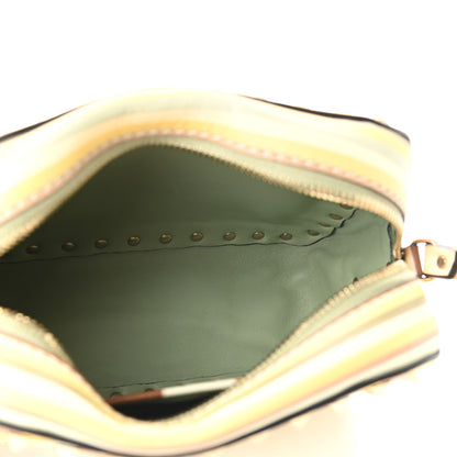 Valentino Garavani Vitello Native Couture 1975 Rockstud Camera Crossbody Bag Green Multicolor 4 of 7