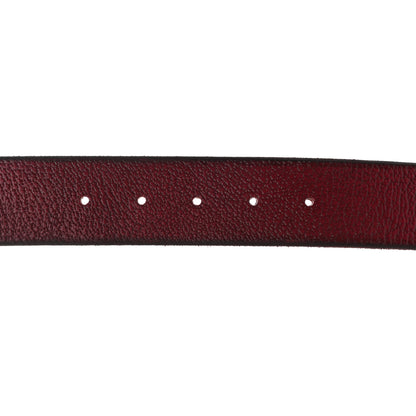 Gucci Cuoio Tusk Lavato Pearl Double G 40mm Belt 100 40 Romantic Cerise Cream 4 of 6