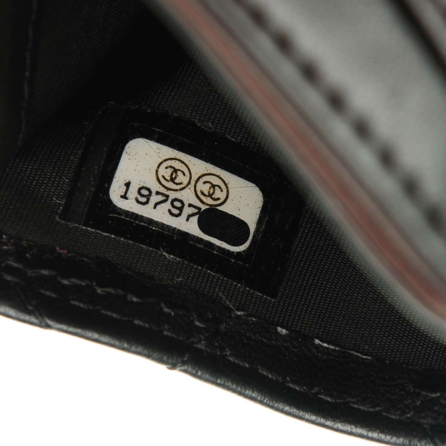 Chanel Lambskin Quilted Card Holder Black 8 of 8
