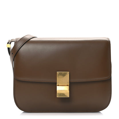 Celine Smooth Calfskin Medium Classic Box Flap Bag Camel 1 of 10
