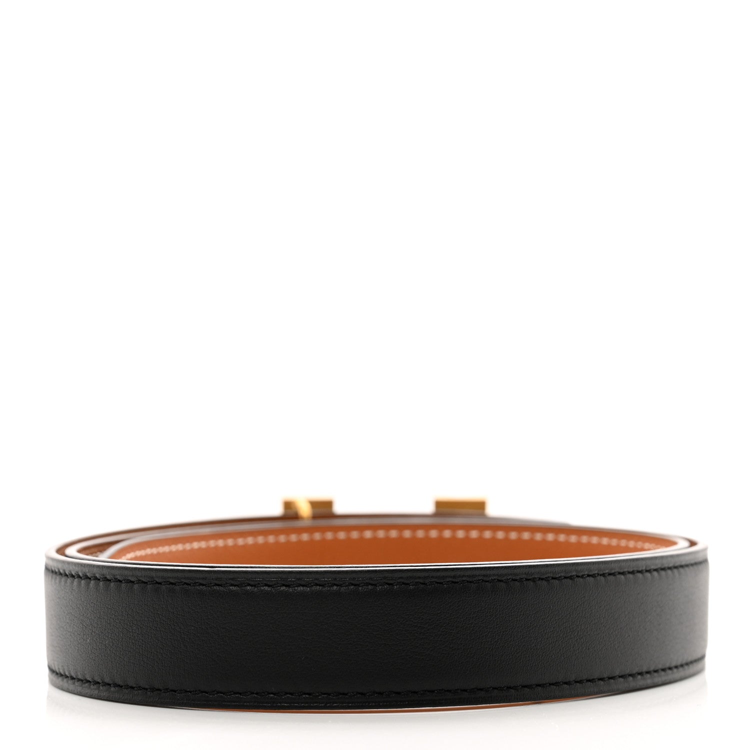 Hermes Swift Epsom 24mm Mini Constance H Belt 80 32 Black Gold 2 of 5