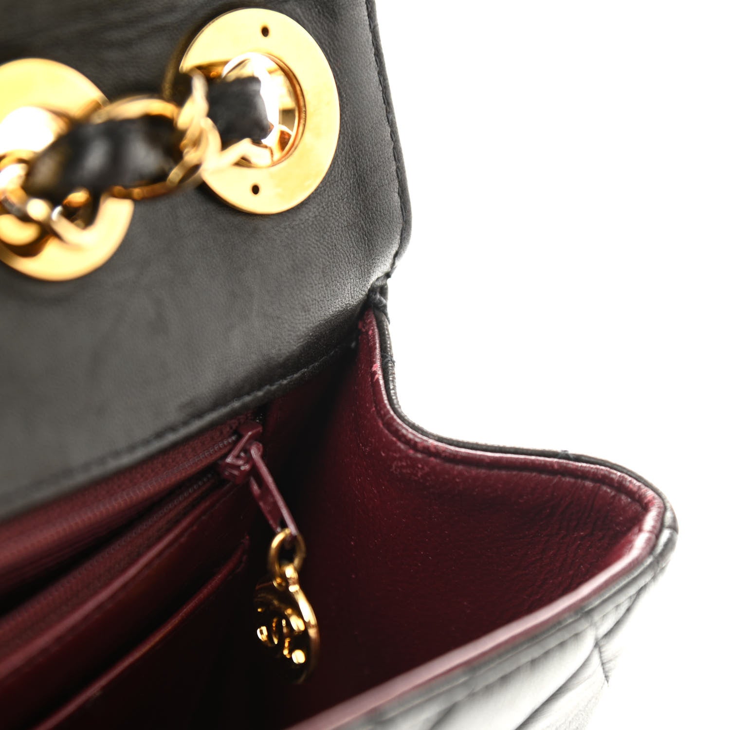 Chanel Lambskin Quilted Jumbo Single Flap Black 13 of 16