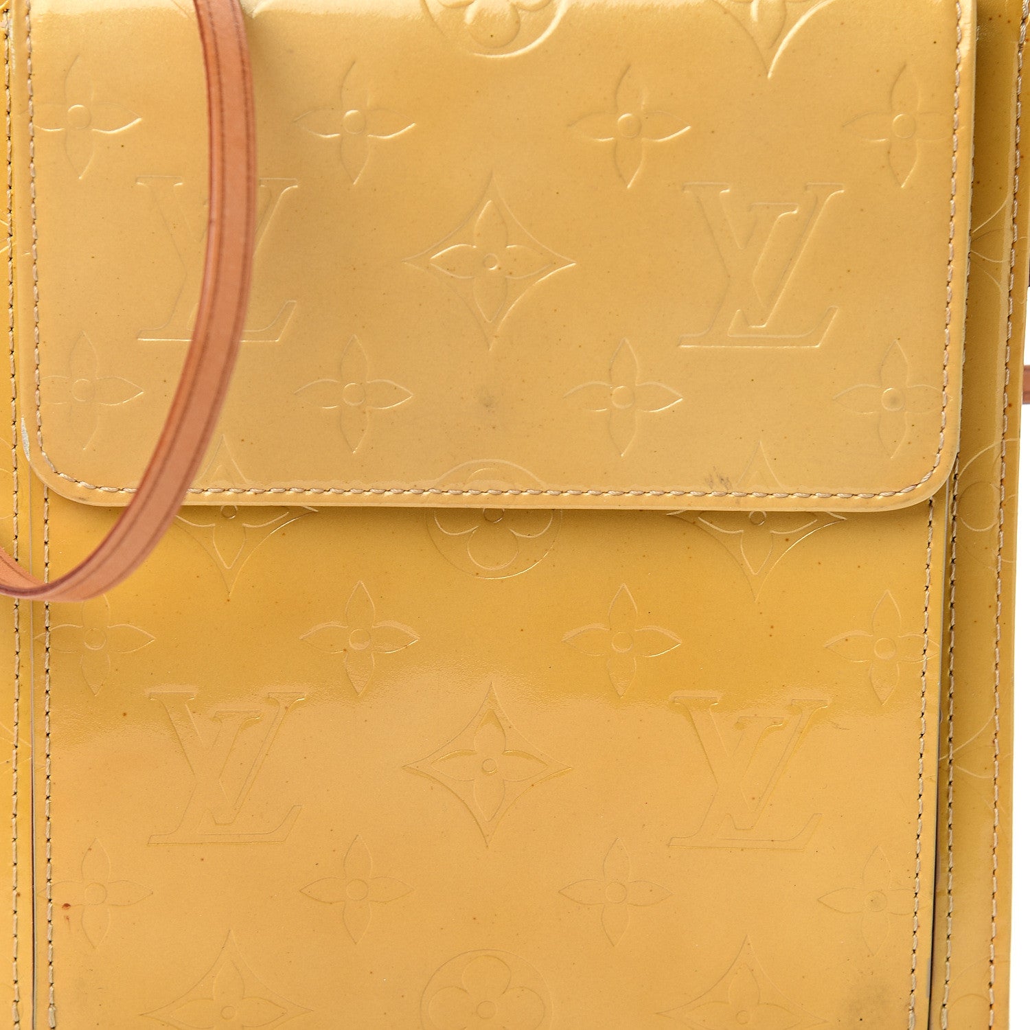 Louis Vuitton Vernis Mott Yellow 8 of 8