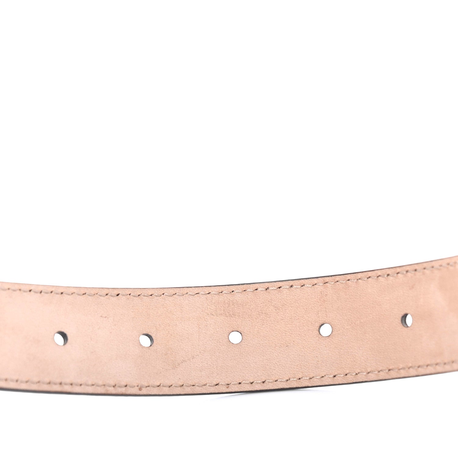 Gucci Calfskin Crystal Interlocking G Belt 90 36 Burgundy 4 of 4