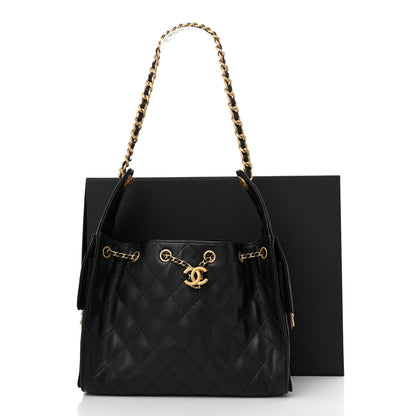 Chanel Caviar Quilted Small Chanel 25 Handbag Black 11 of 11