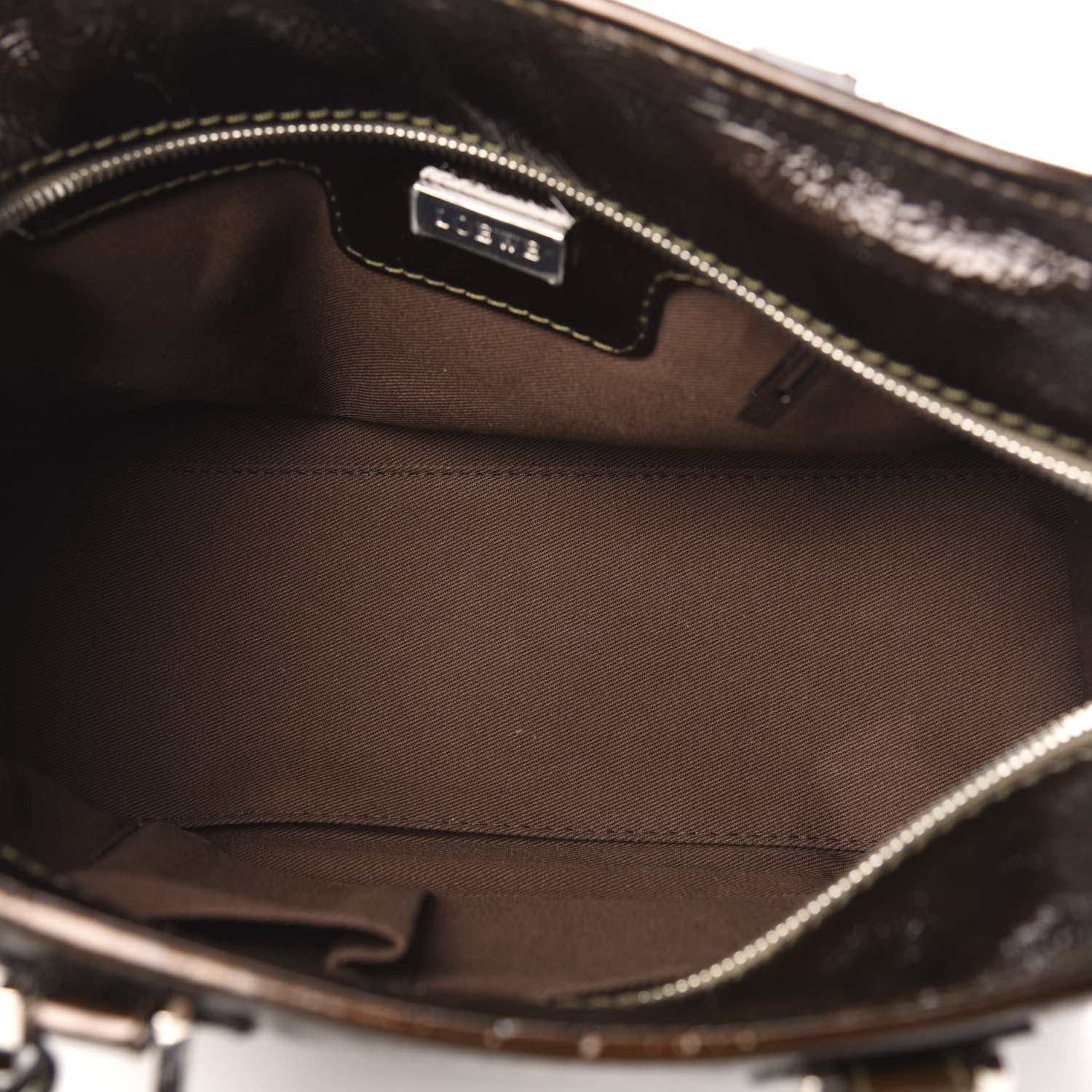 Loewe Patent Calfskin Amazona Brown 5 of 9