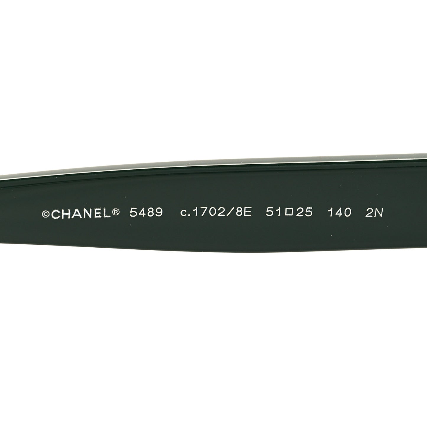 Acetate Round Chain Sunglasses 5489 Green