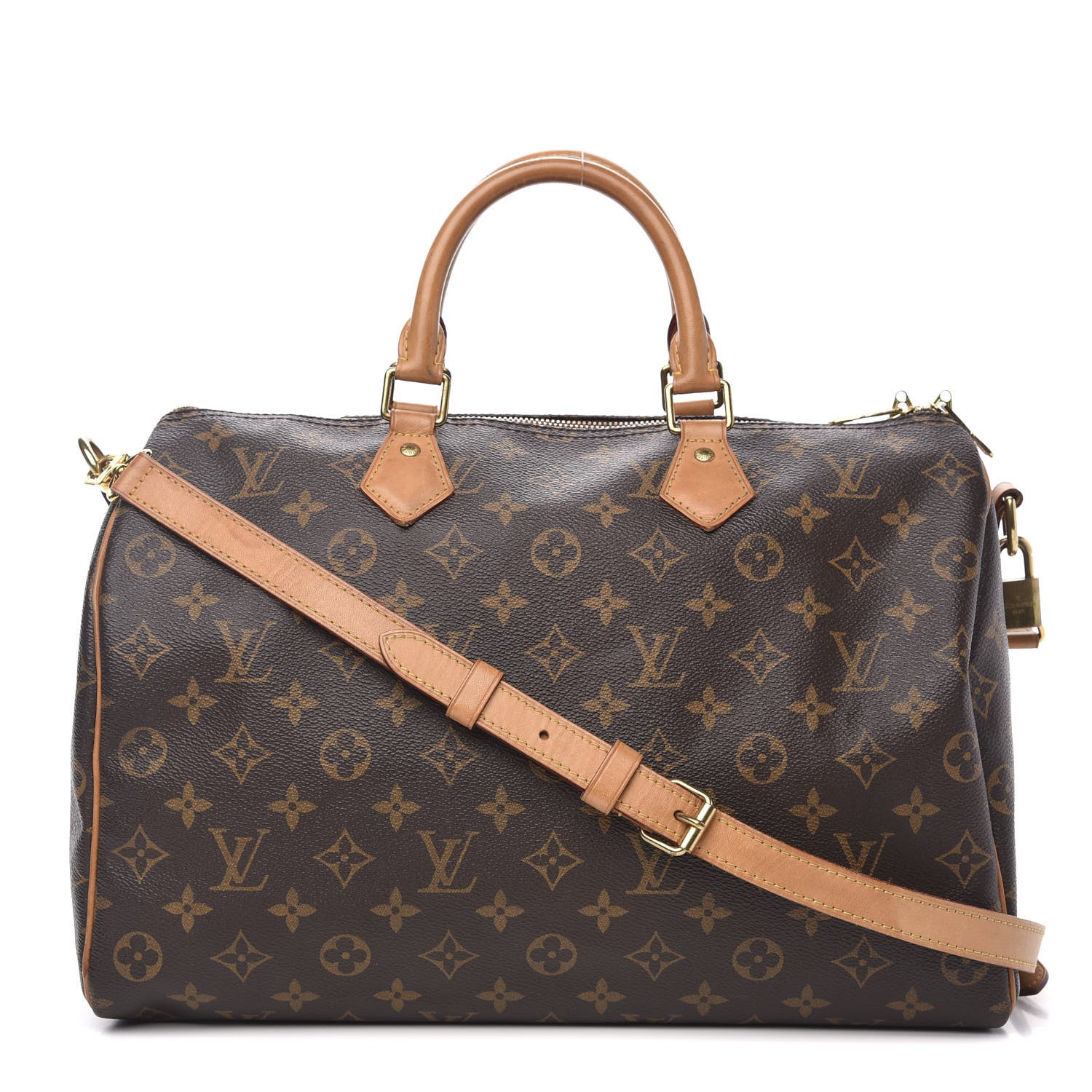 Louis Vuitton Monogram Speedy Bandouliere 35 1 of 12
