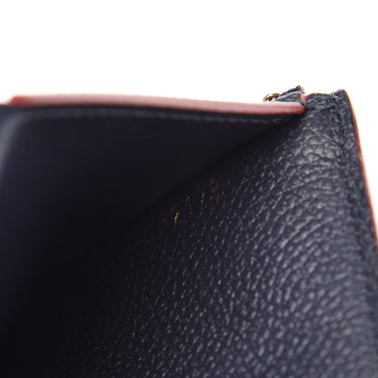 Louis Vuitton Empreinte Victorine Wallet Marine Rouge 7 of 8