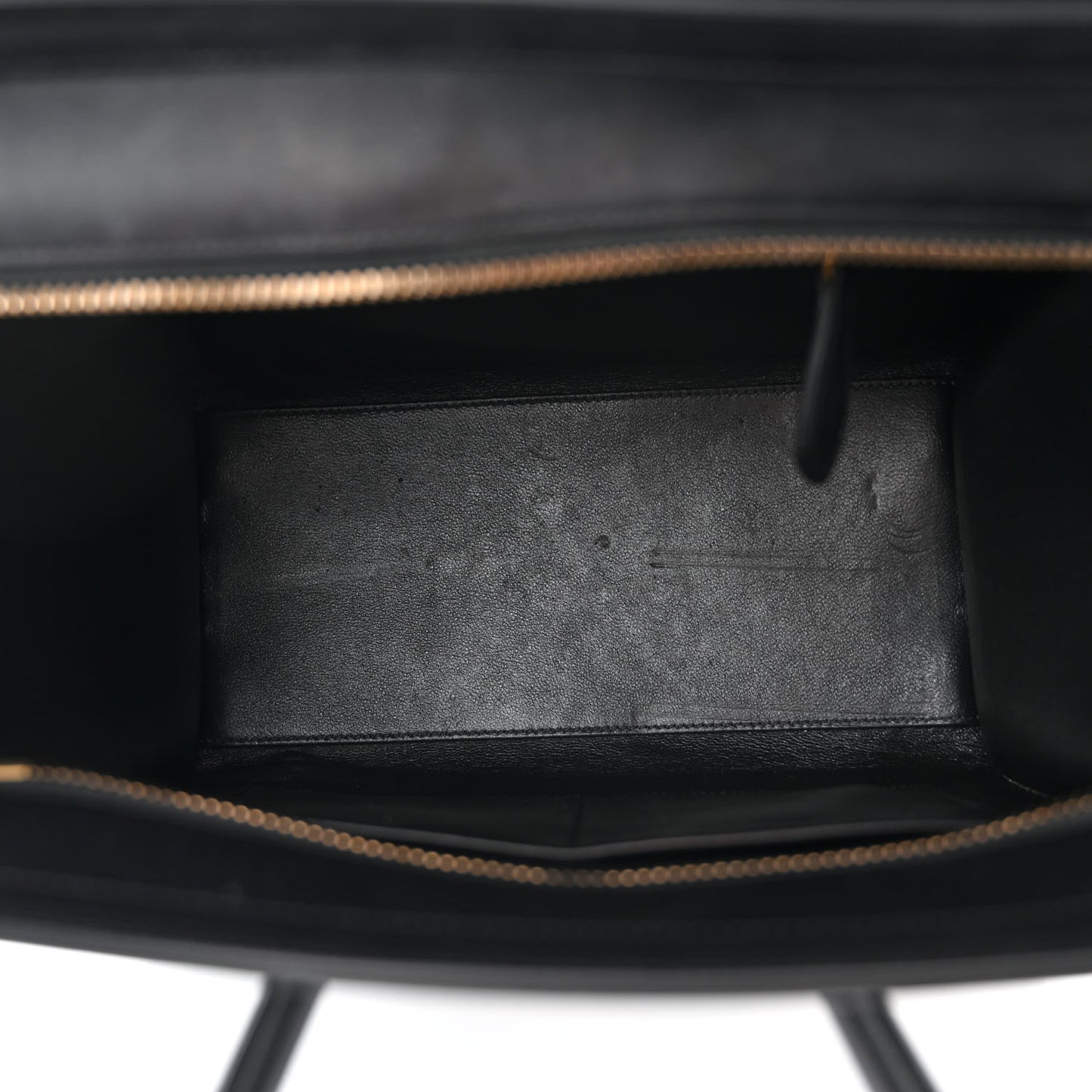 Baby Grained Calfskin Nubuck Micro Tri-Color Luggage Light Grey