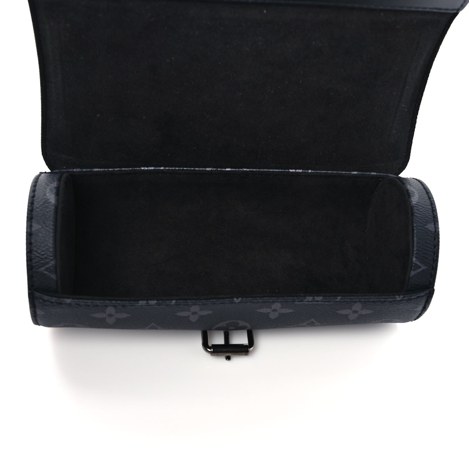 Louis Vuitton Monogram Eclipse 3 Watch Travel Case 5 of 8