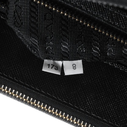 Prada Saffiano Lux Double Zip Medium Tote Nero Black 8 of 9