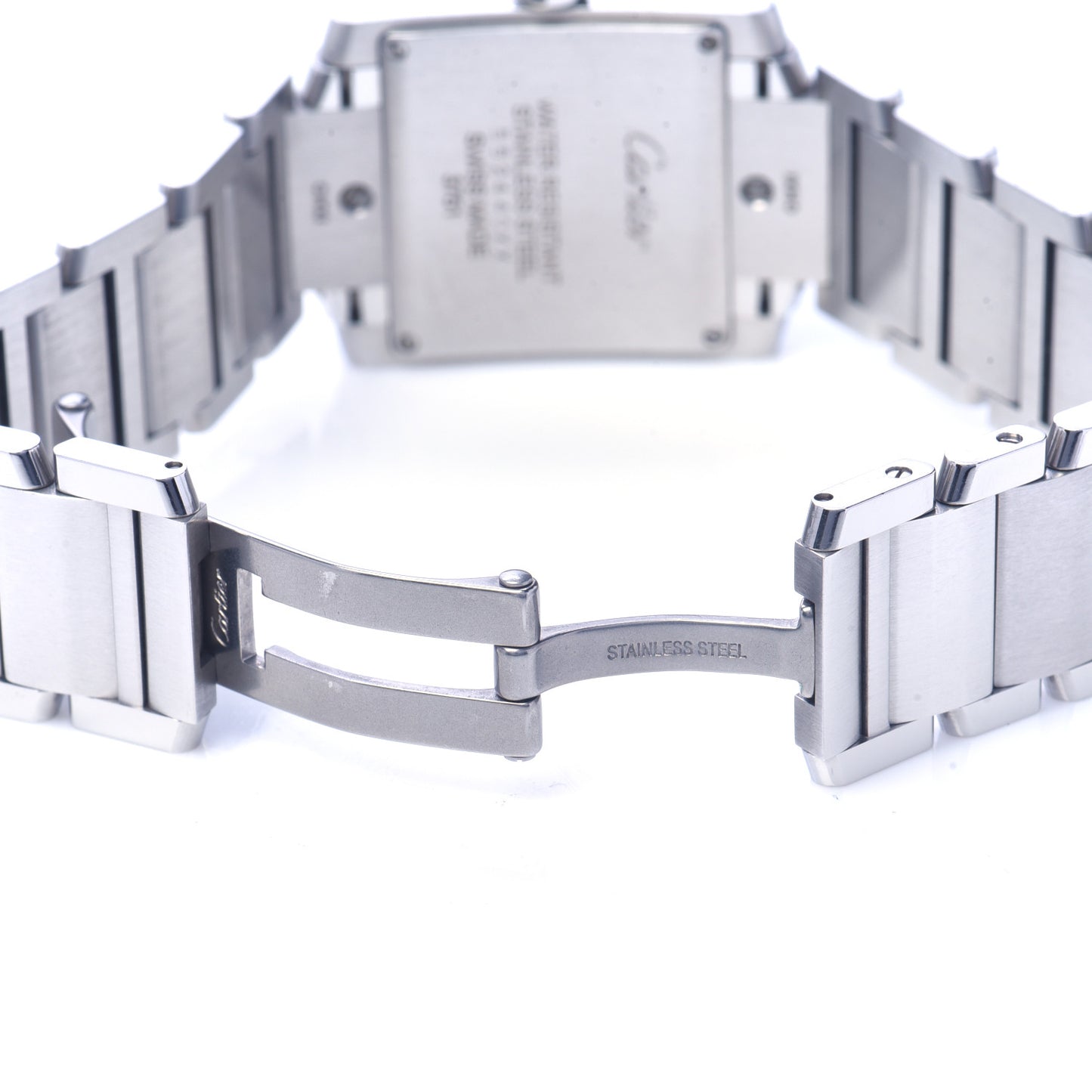 Stainless Steel 25mm Tank Francaise Quartz Watch
