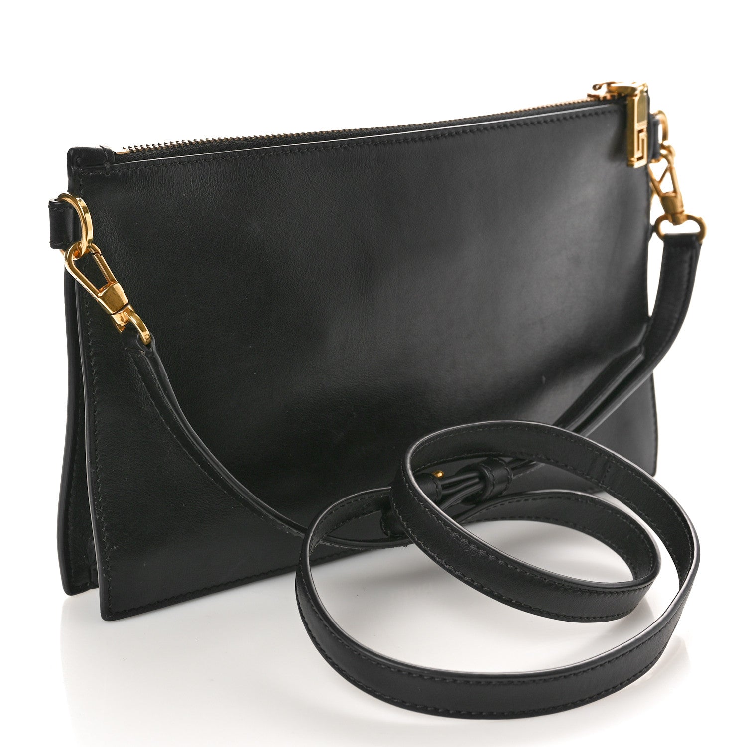 Versace Nappa La Medusa Lunar New Year Patches Crossbody Pouch Black 2 of 9