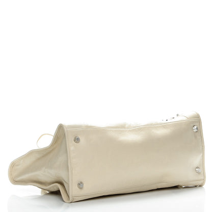 Balenciaga Agneau Arena Giant 12 Silver Hardware Work Blanc Creme Light Craie 4 of 8