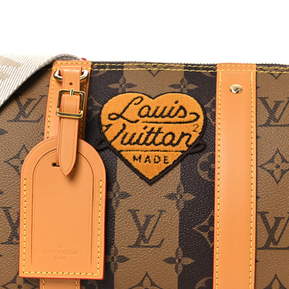 Louis Vuitton X NIGO Reverse Monogram Stripes City Keepall Bandouliere Brown 7 of 9