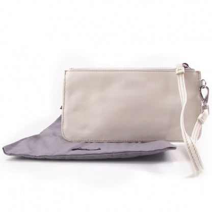 Miu Miu Leather Small Wristlet White 2 of 11