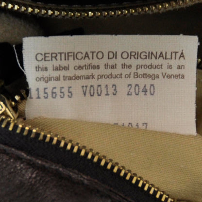 Bottega Veneta Nappa Intrecciato Shoulder Bag Ebano 8 of 8