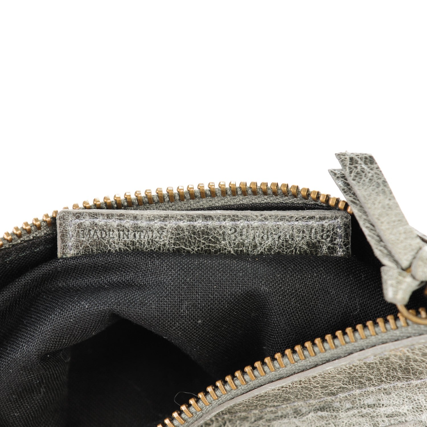 Balenciaga Chevre M Porte-Monnaie Coin Purse Grey 7 of 7