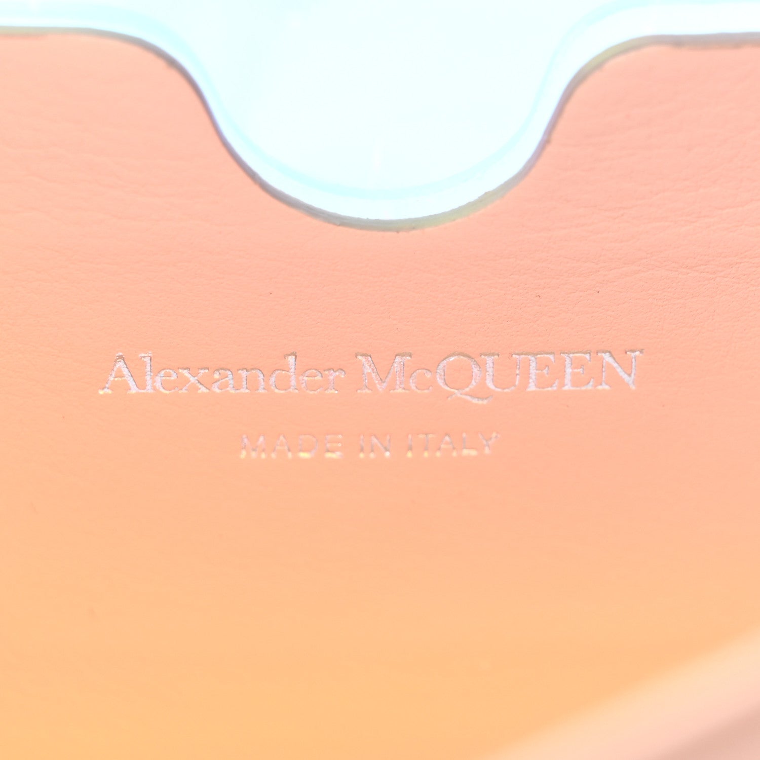 Alexander McQueen Iridescent PVC Calfskin Mini Knuckle Crossbody 6 of 10