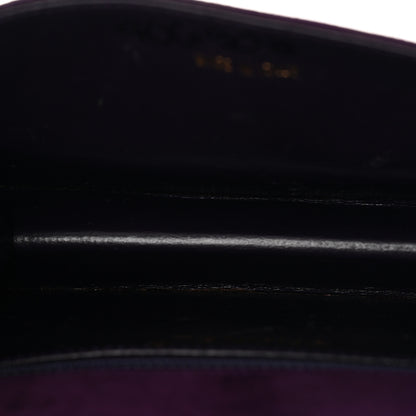 Chanel Suede CC Flap Clutch With Chain Purple 5 of 10