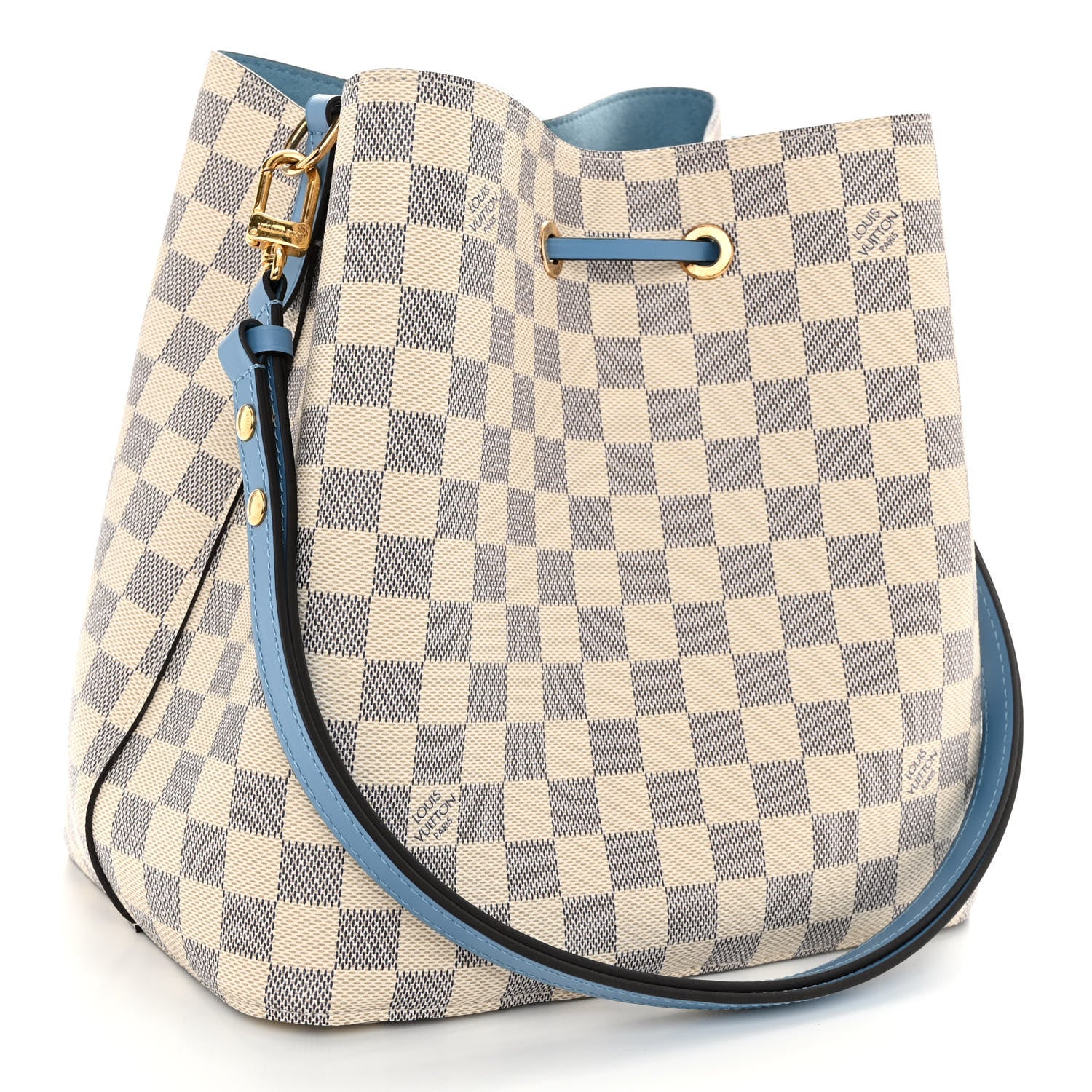 Louis Vuitton Damier Azur Neonoe MM Bleuet 3 of 9
