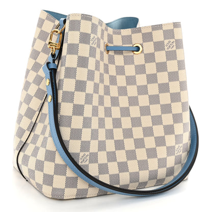 Louis Vuitton Damier Azur Neonoe MM Bleuet 3 of 9