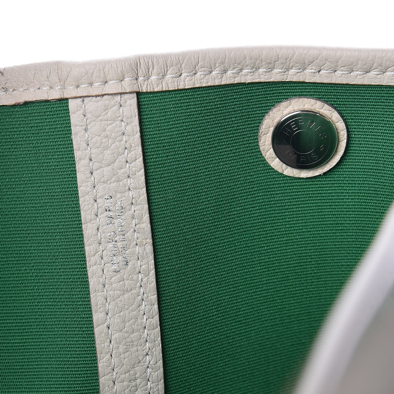 Hermes Toile Officier Negonda Garden Party 36 Cactus Craie 6 of 9