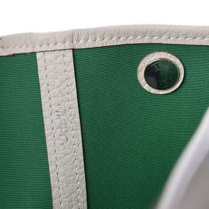Hermes Toile Officier Negonda Garden Party 36 Cactus Craie 6 of 9