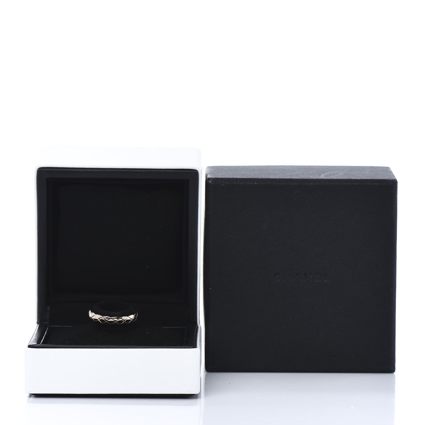 18K Beige Gold Mini Coco Crush Ring 48 4.5
