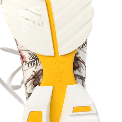 Christian Dior Neoprene Rubber Champetre Print Womens D-Connect Sneakers 39.5 White Multicolor 6 of 9