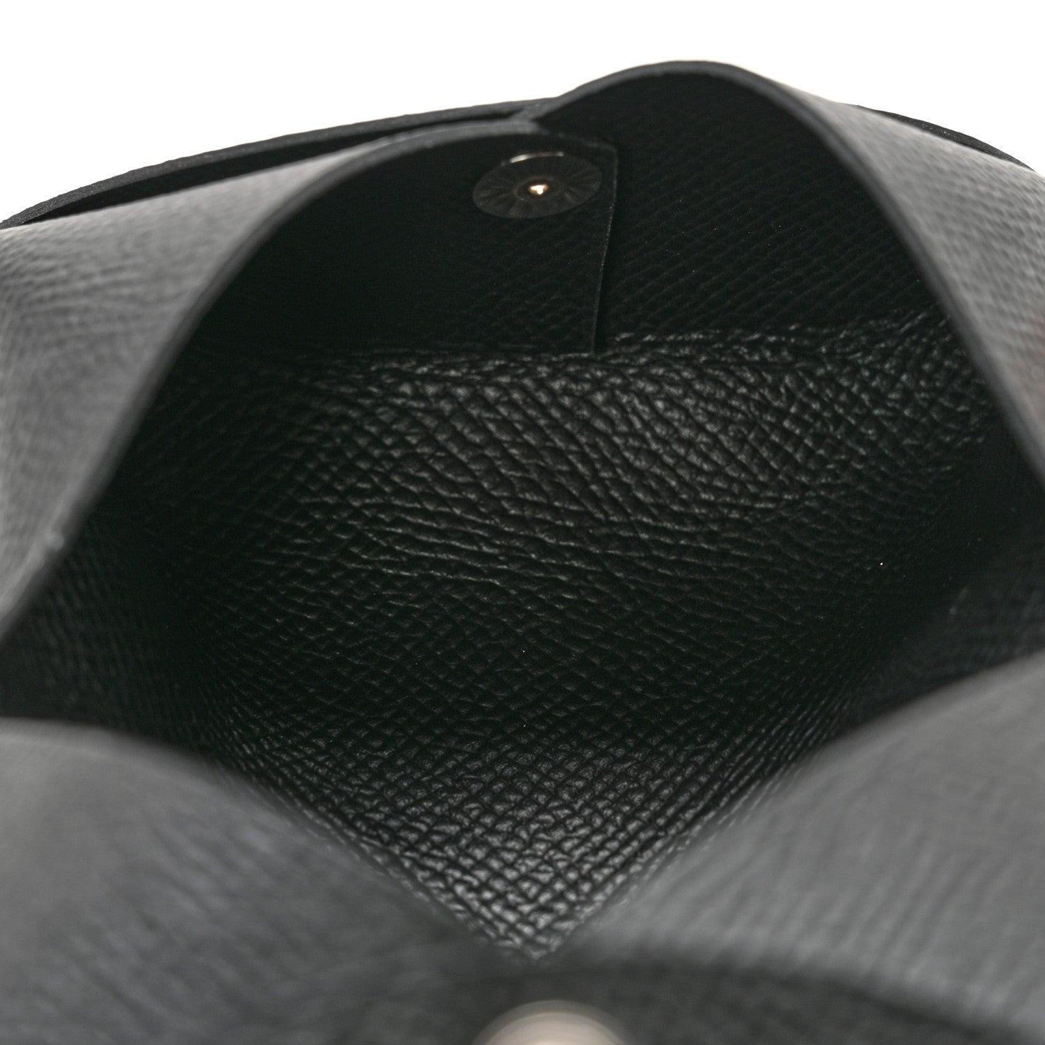 Hermes Epsom Calvi Card Case Black 6 of 7