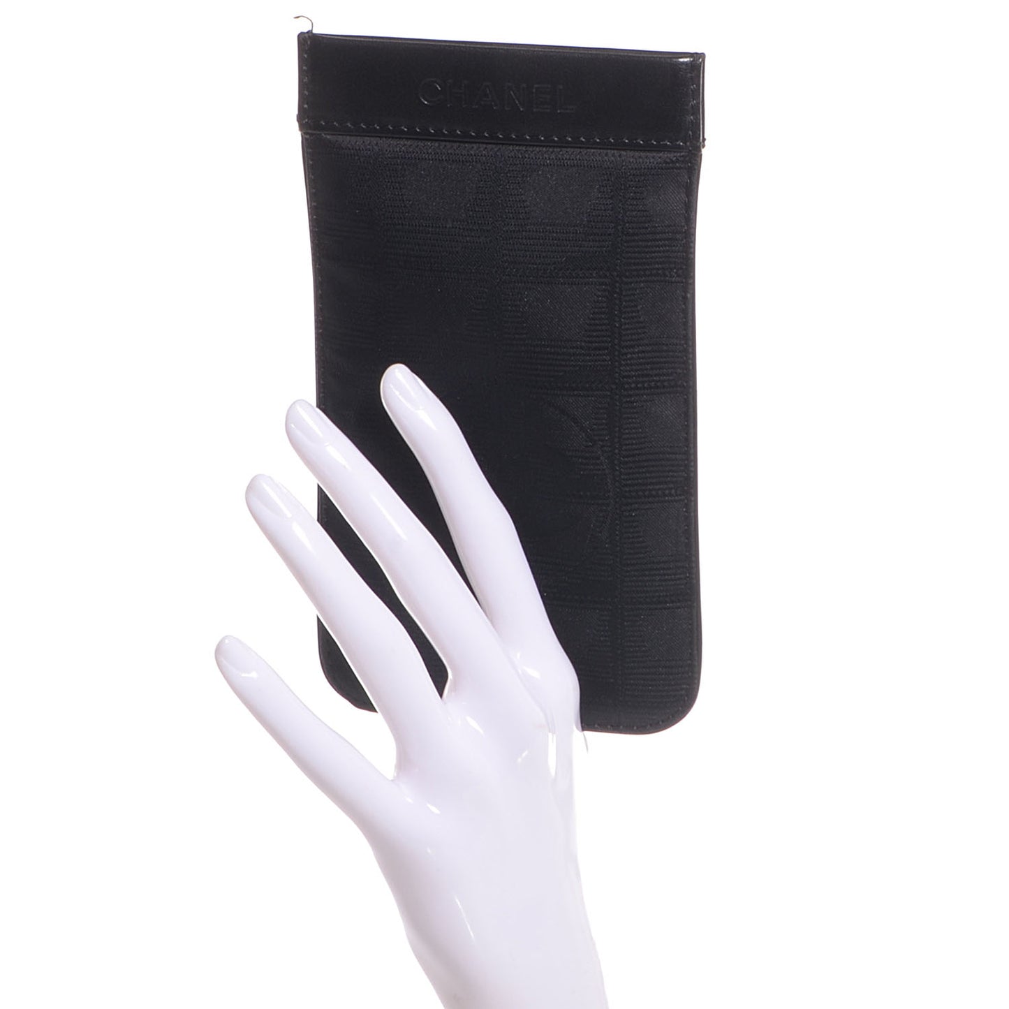 Nylon Travel Eyeglass Case Black