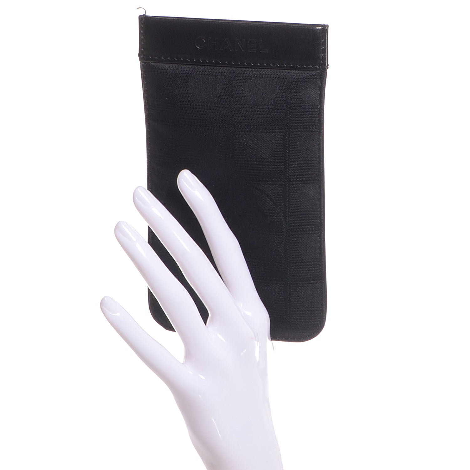 Chanel Nylon Travel Eyeglass Case Black 2 of 7