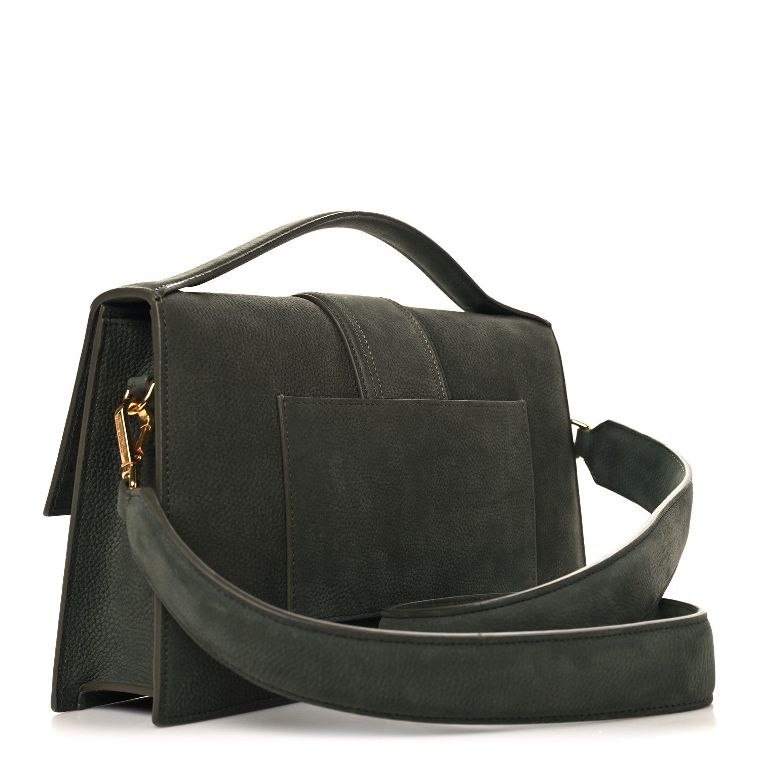 Jacquemus Nubuck Le Bambinou Dark Green 3 of 9