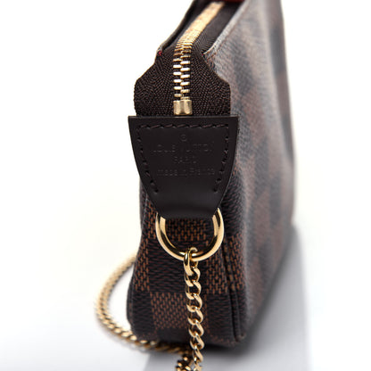 Louis Vuitton Damier Ebene Mini Pochette Accessories 6 of 12